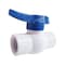Thrifco Plumbing 1-1/2 Inch Threaded PVC Ball Valve, Blue Handle, Heavy Duty 6415224 - alternate 3